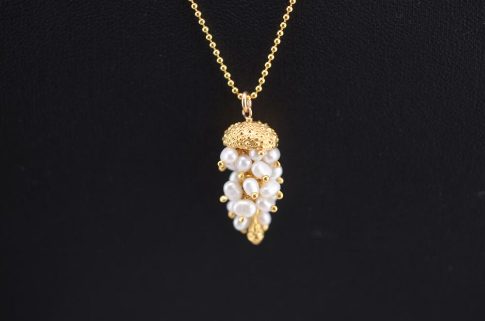 Catherine Weitzman Jellyfish Necklace-Sealife Jewelry-Unique